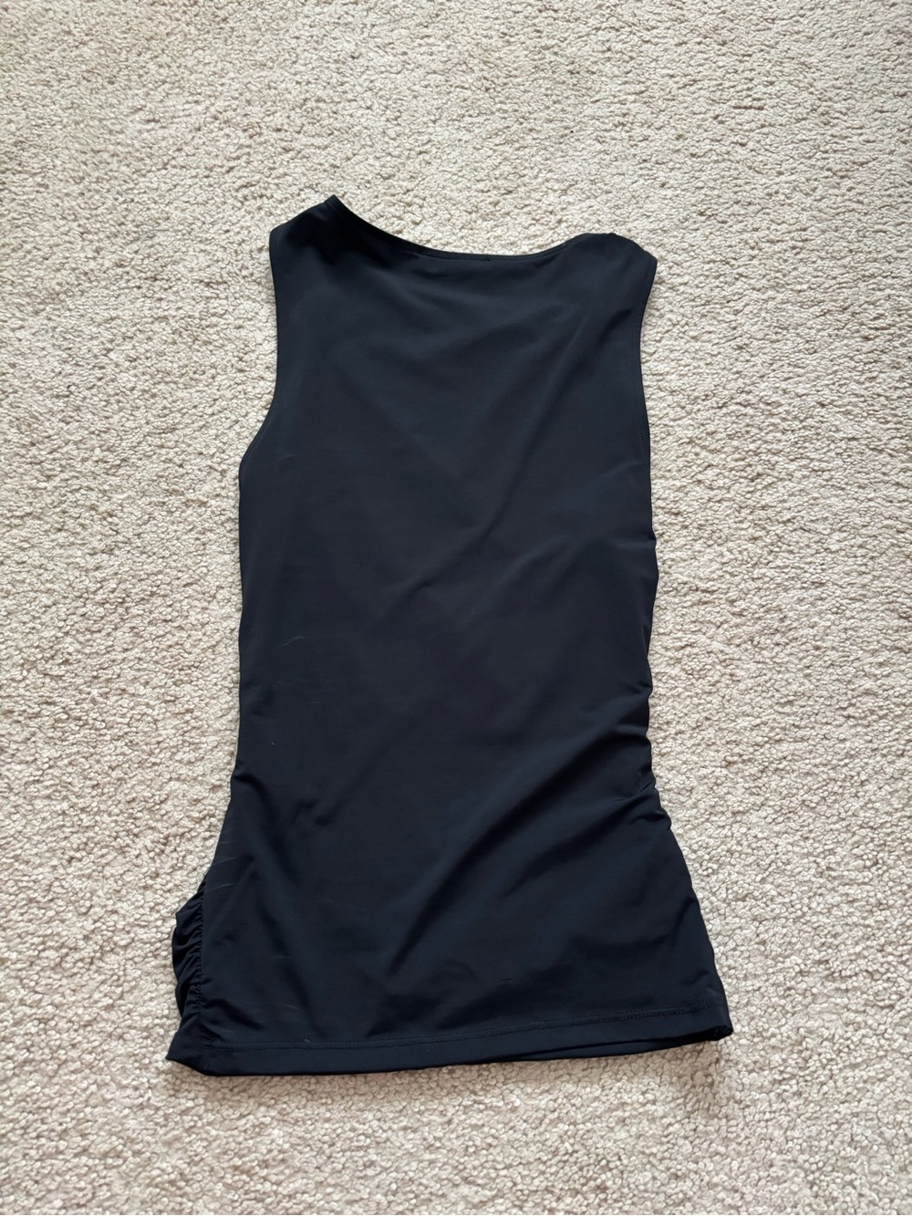 Zara Black Draped Tank Top - Picture 2 of 4